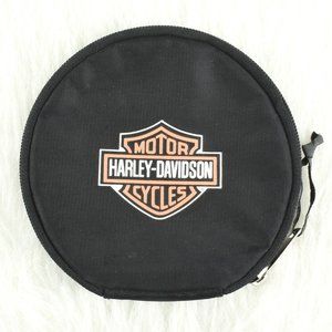 Round Harley Davidson CD DVD Soft Storage Case